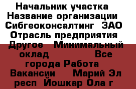 Начальник участка › Название организации ­ Сибгеоконсалтинг, ЗАО › Отрасль предприятия ­ Другое › Минимальный оклад ­ 101 400 - Все города Работа » Вакансии   . Марий Эл респ.,Йошкар-Ола г.